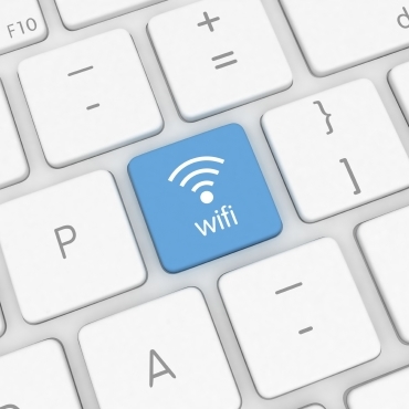 Clavier d'ordinateur, bouton wifi