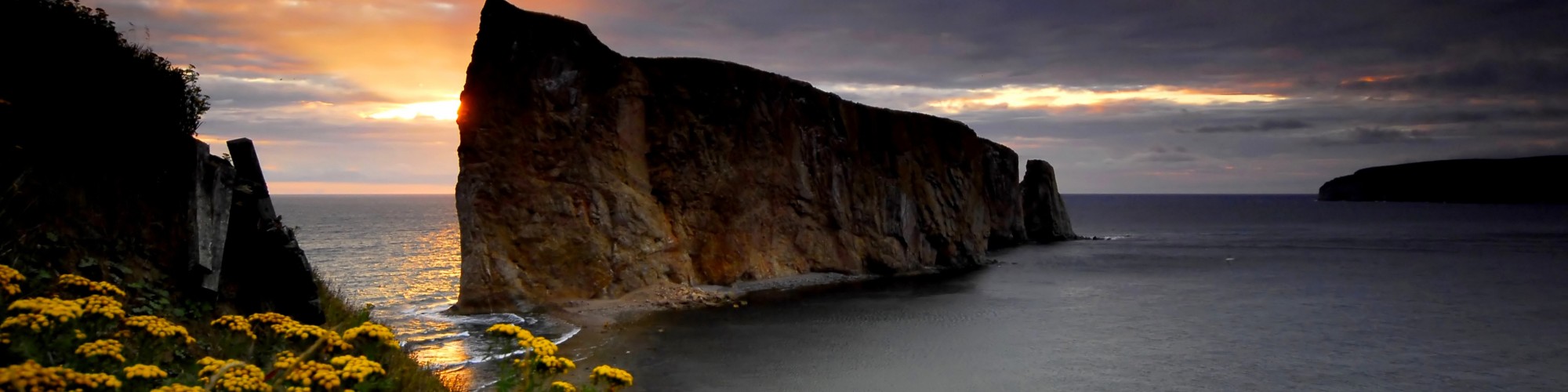 Paysage, rocher Percé