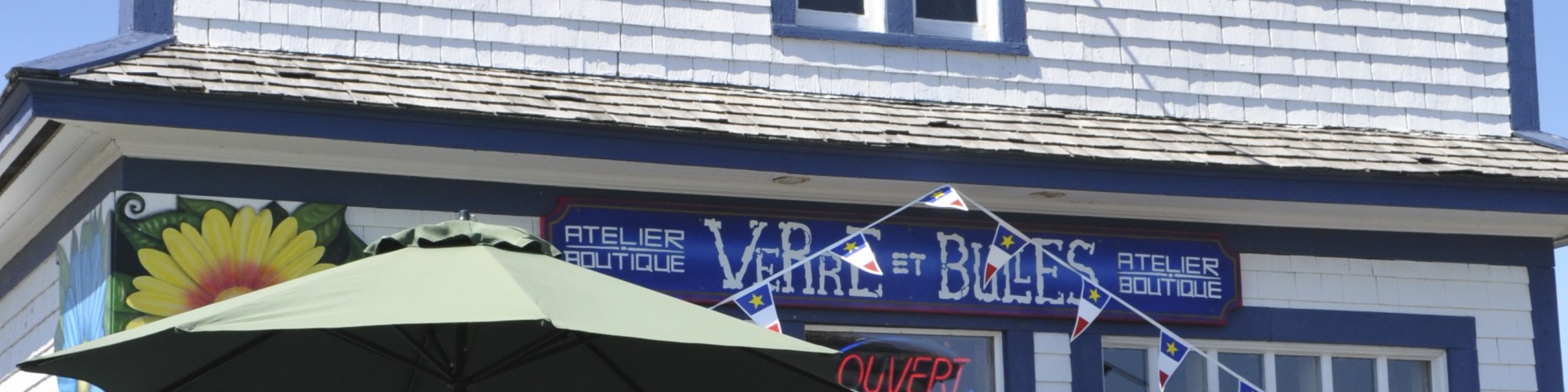 Workshop, boutique, Verre à bulles, Gaspé Peninsula