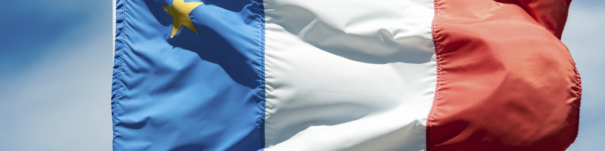 Drapeau acadien